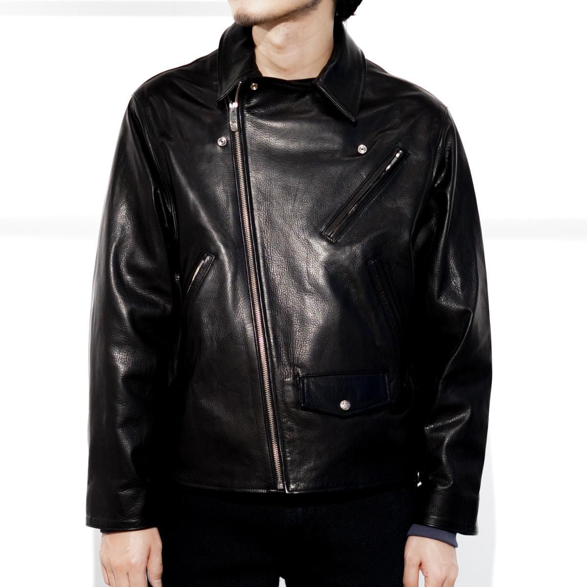 PC RIDERS JACKET W/LOVE&PEACE SILVER