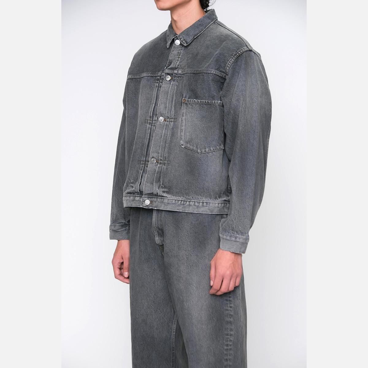 VINTAGE GRAY DENIM JACKET