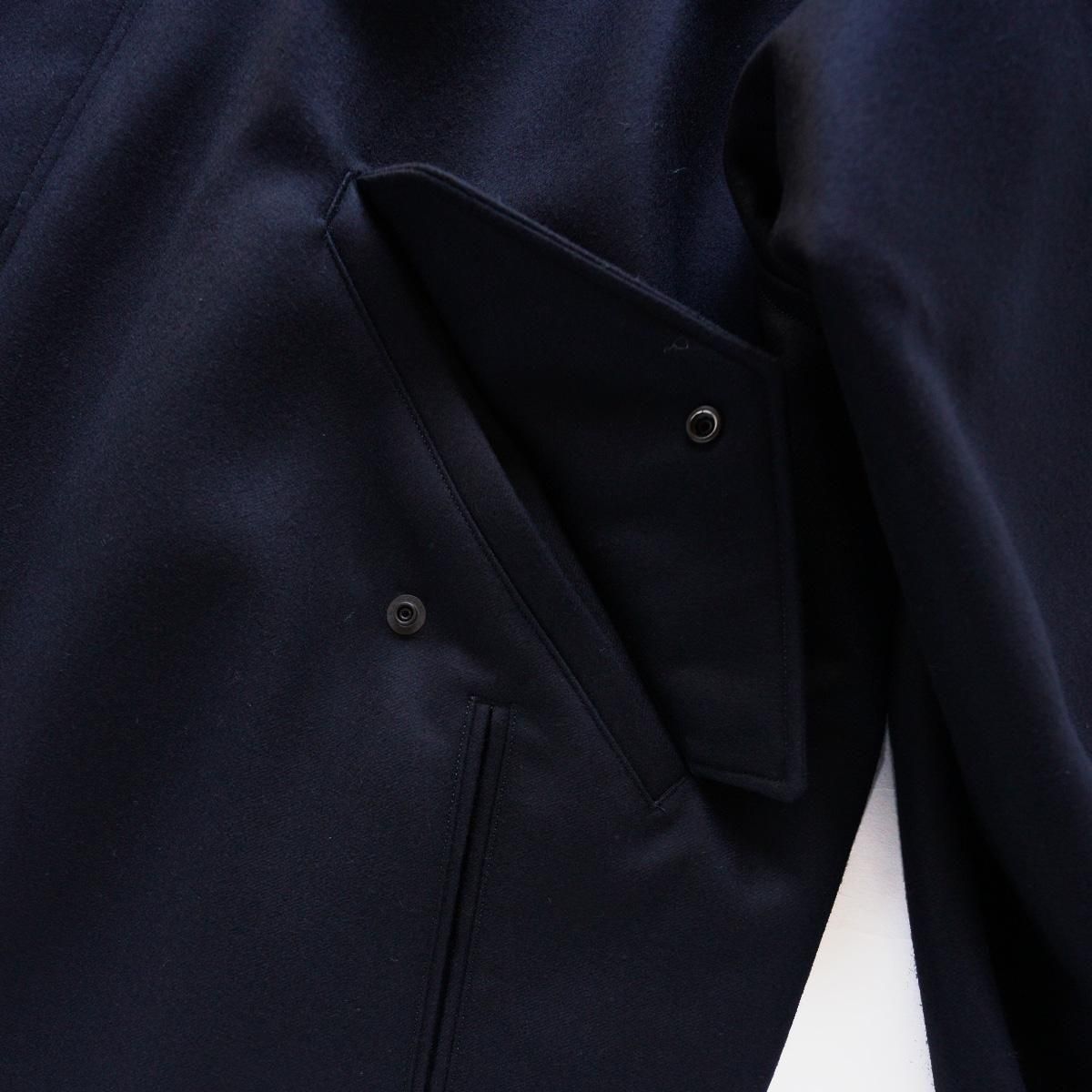 SUPER FINE LIGHT MELTON B/C FIELD COAT