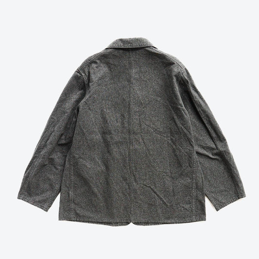 BLACK CHAMBRAY WORK JACKET