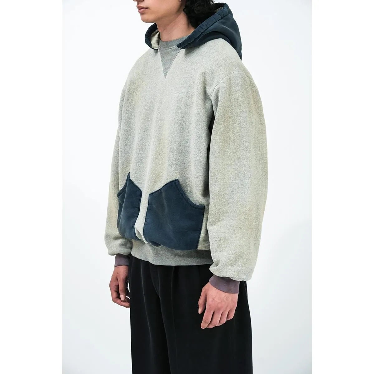 VINTAGE ATTACHED HOOD SWEAT PARKA