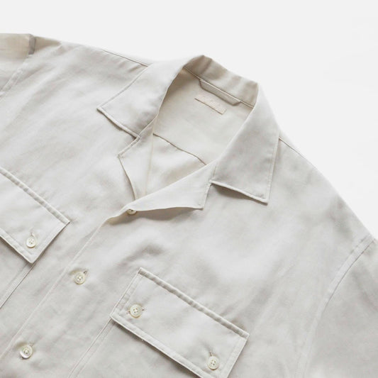TA/R/L TWILL OPEN COLLAR SHIRT