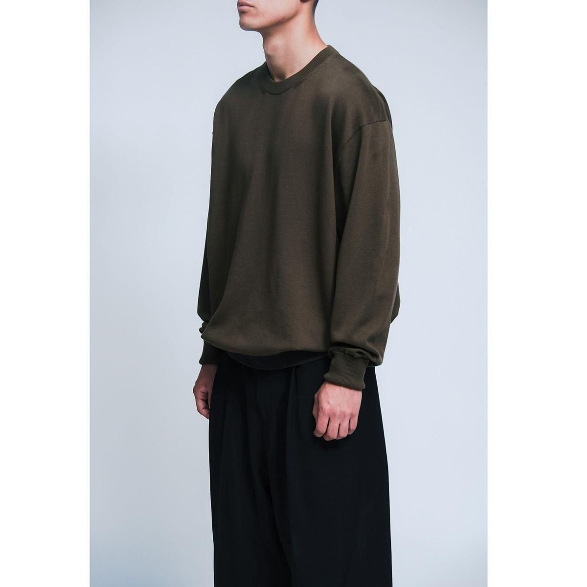 COTTON KNIT L/S T-SHIRT
