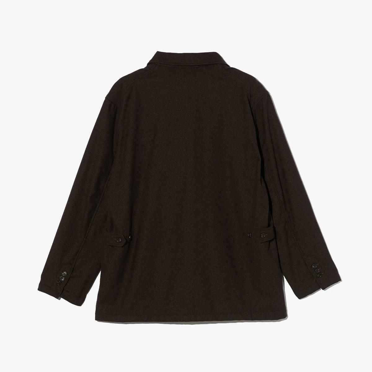 LOITER JACKET - POLY WOOL HEAVY FLANNEL