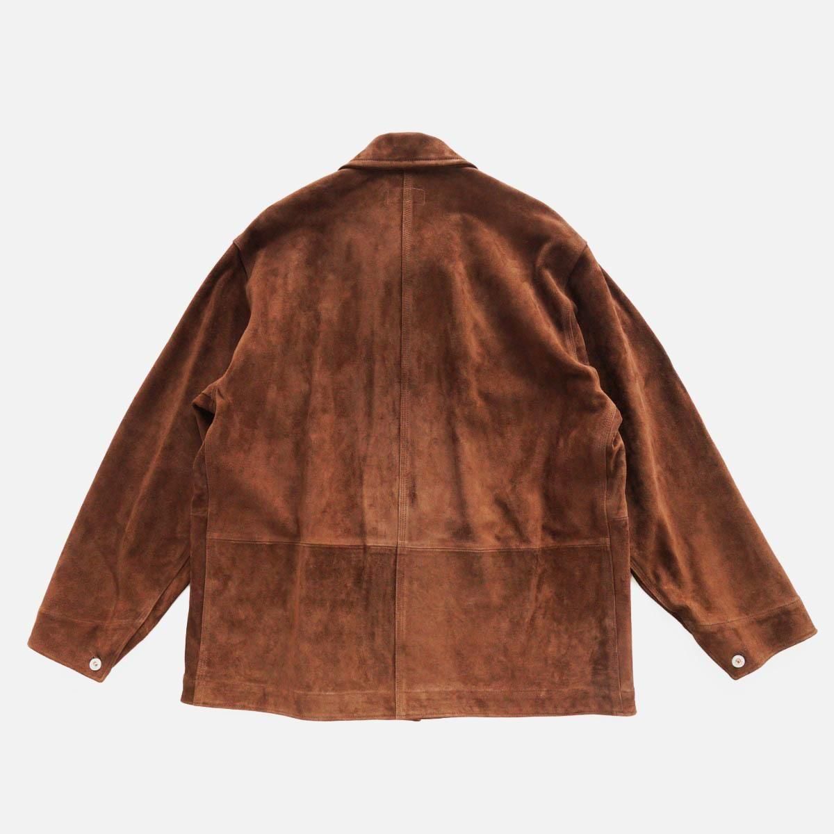 LAMB SUEDE RAILROAD CHORE JACKET