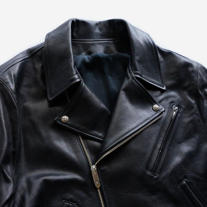 PC RIDERS JACKET W/LOVE&amp;PEACE SILVER