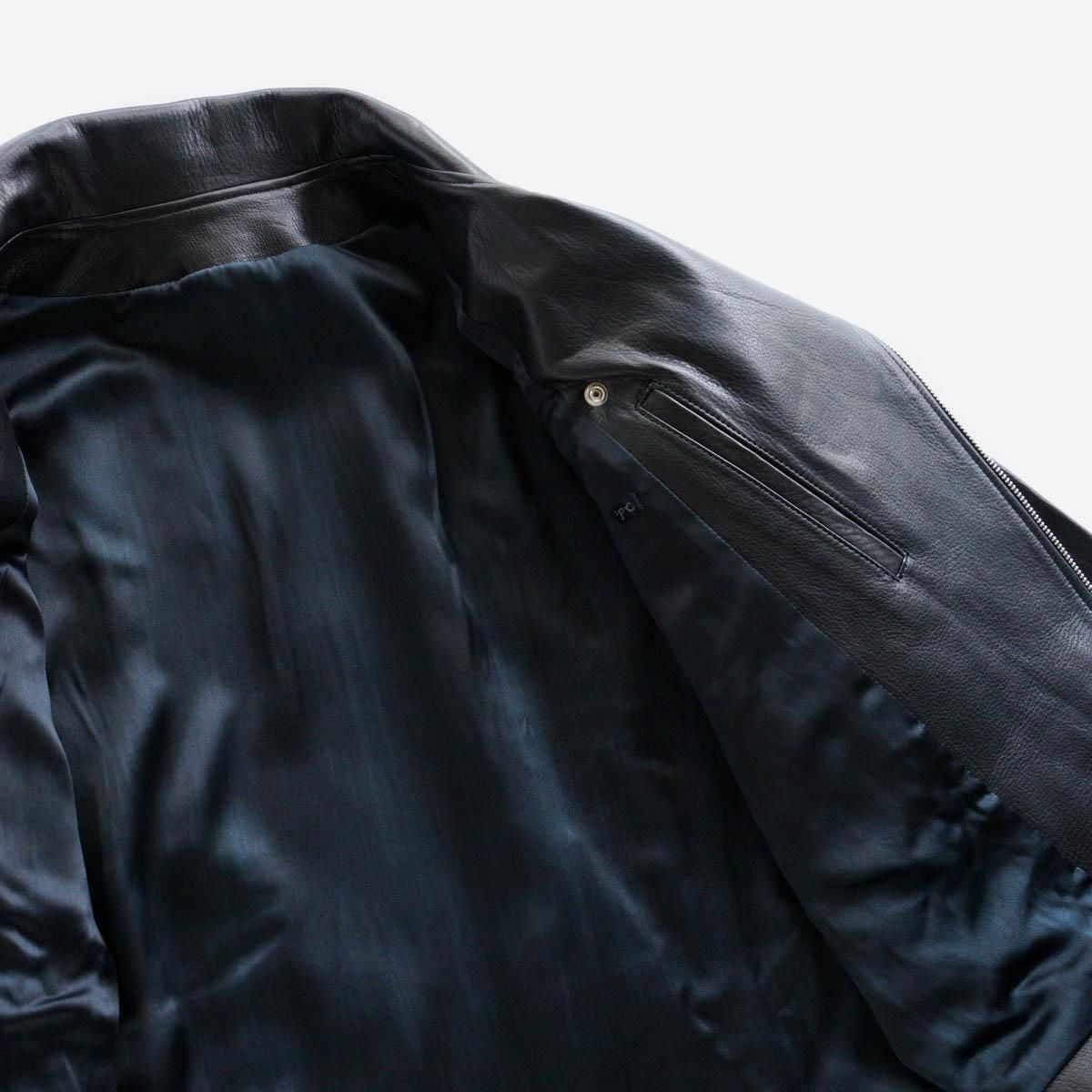 PC RIDERS JACKET W/LOVE&amp;PEACE SILVER