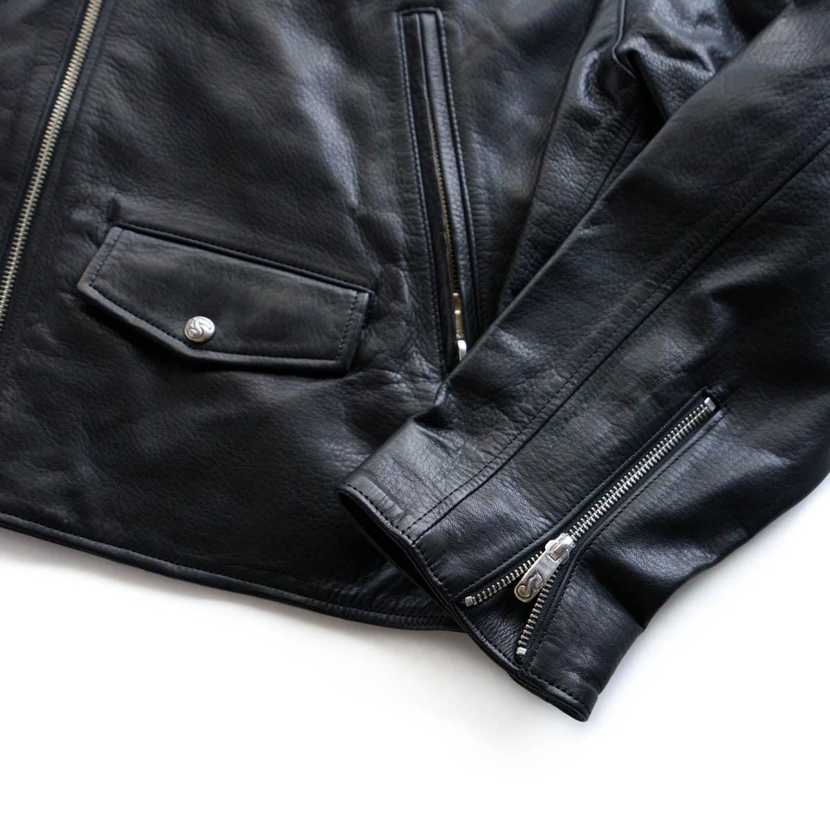 PC RIDERS JACKET W/LOVE&amp;PEACE SILVER