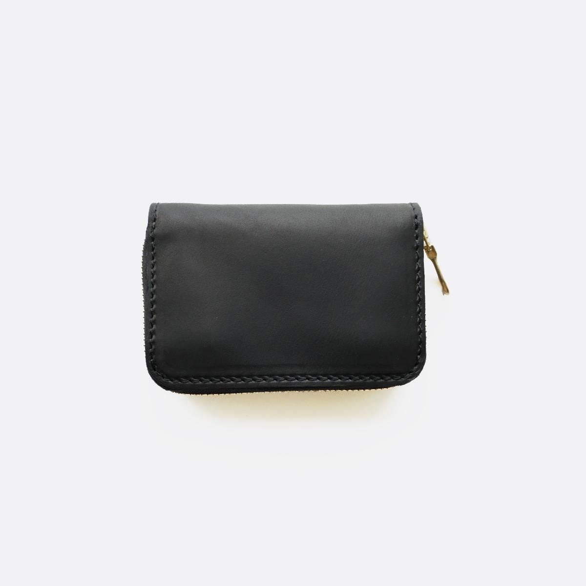GUIDI Round Zip Bellows 3-Fold Bill