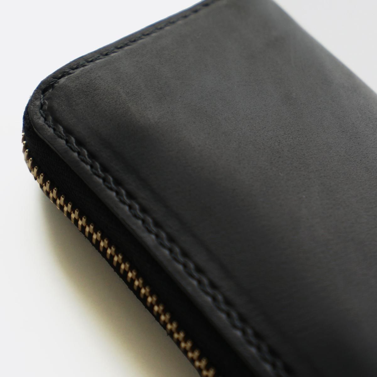 GUIDI Round Zip Bellows 3-Fold Bill