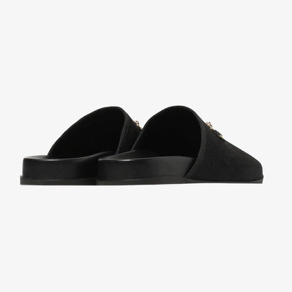 Bit Tassel Velvet Slip-In