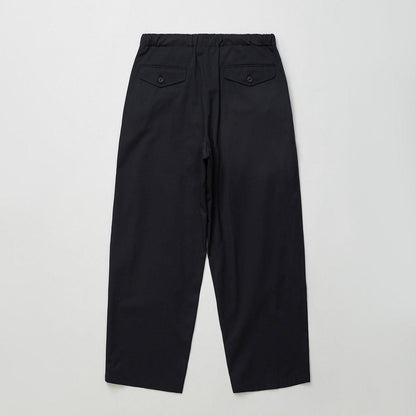 CHAMBRAY SOFT GABARDINE DRAWSTRING PANTS