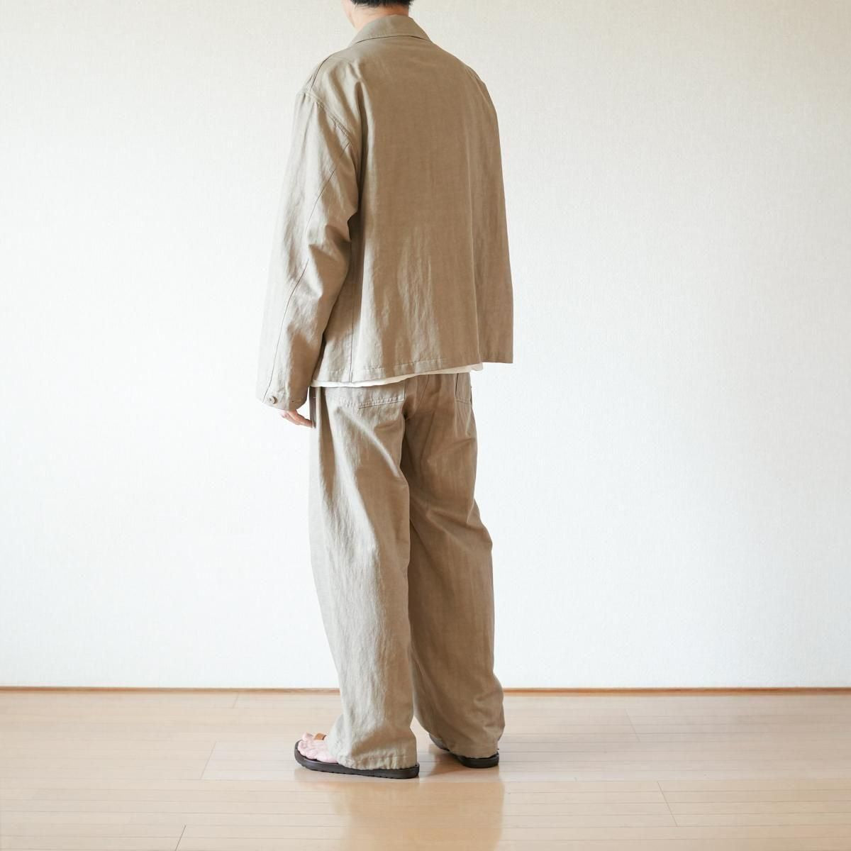 WASHED CHAMBRAY TWILL SHORT FATIGUE JKT