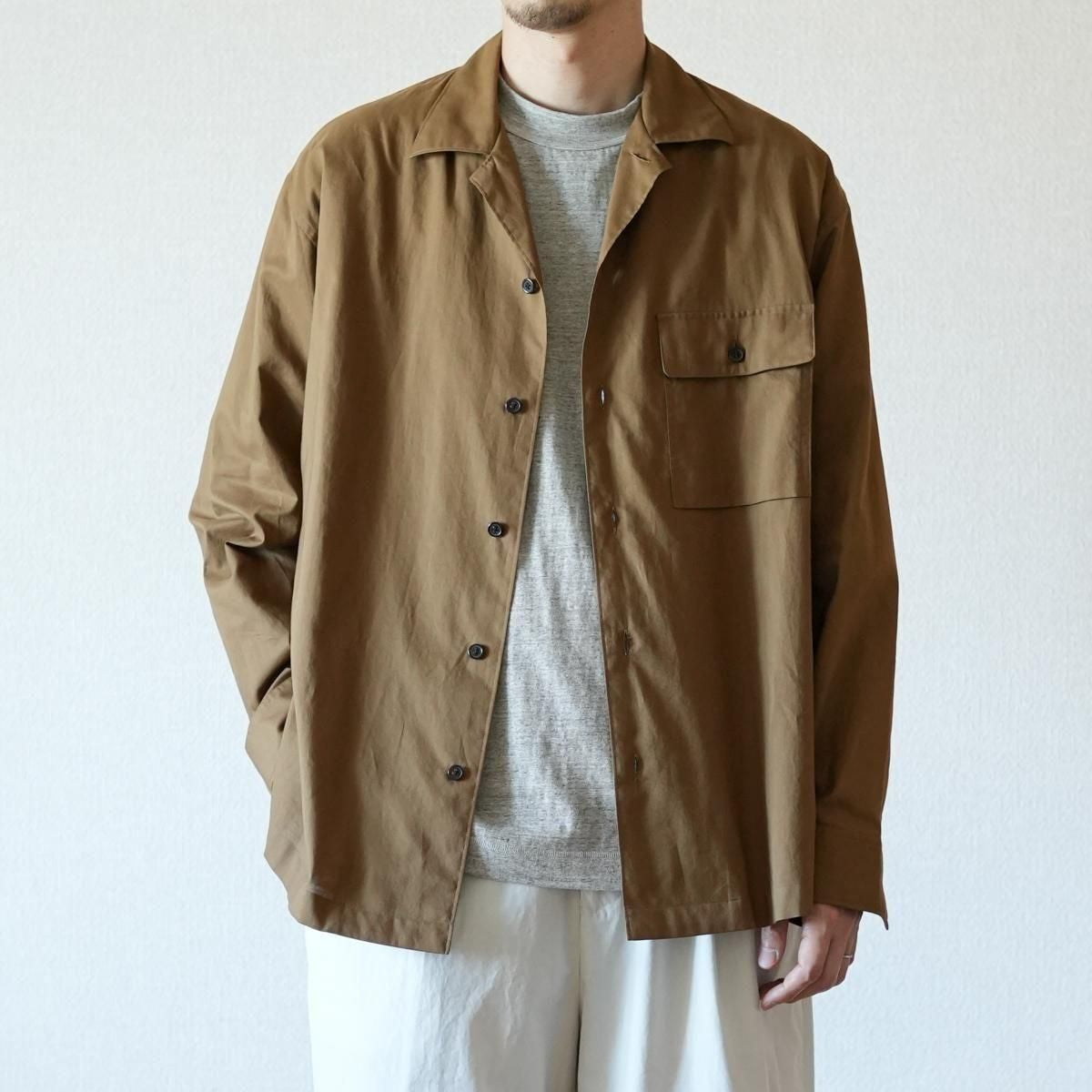 Powdery Soft Twill O/C Shirt