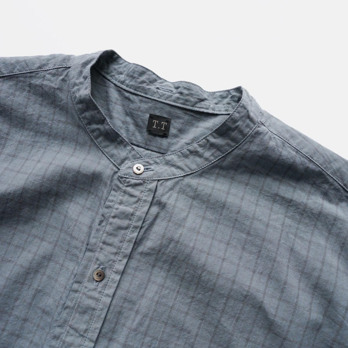LOT.104 BAND COLLAR SHIRT