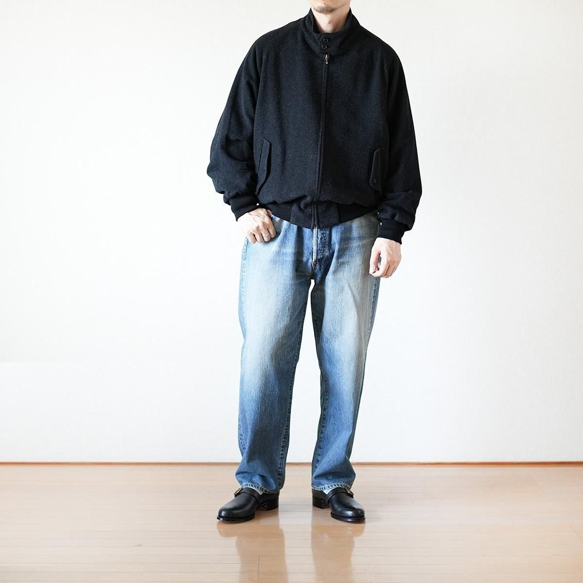 SILK CASHMERE TWEED HARRINGTON JACKET