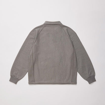 FADED SILKY TERRY RW HALF ZIP P/O