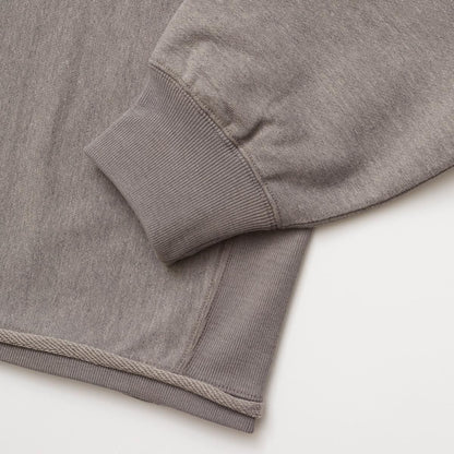 FADED SILKY TERRY RW HALF ZIP P/O