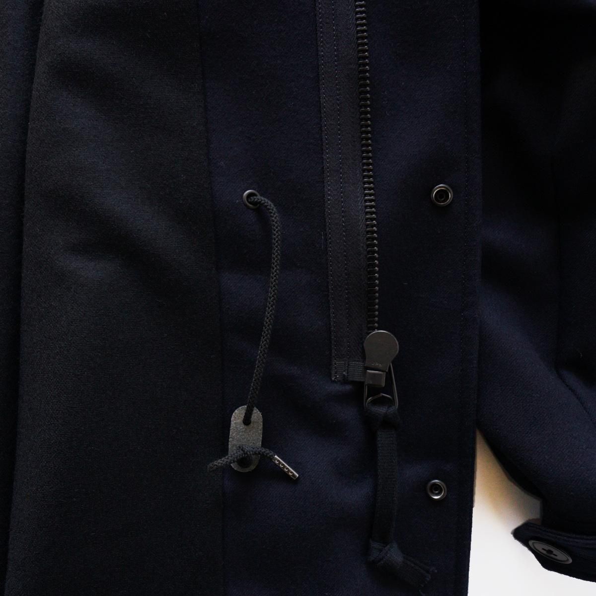 SUPER FINE LIGHT MELTON B/C FIELD COAT