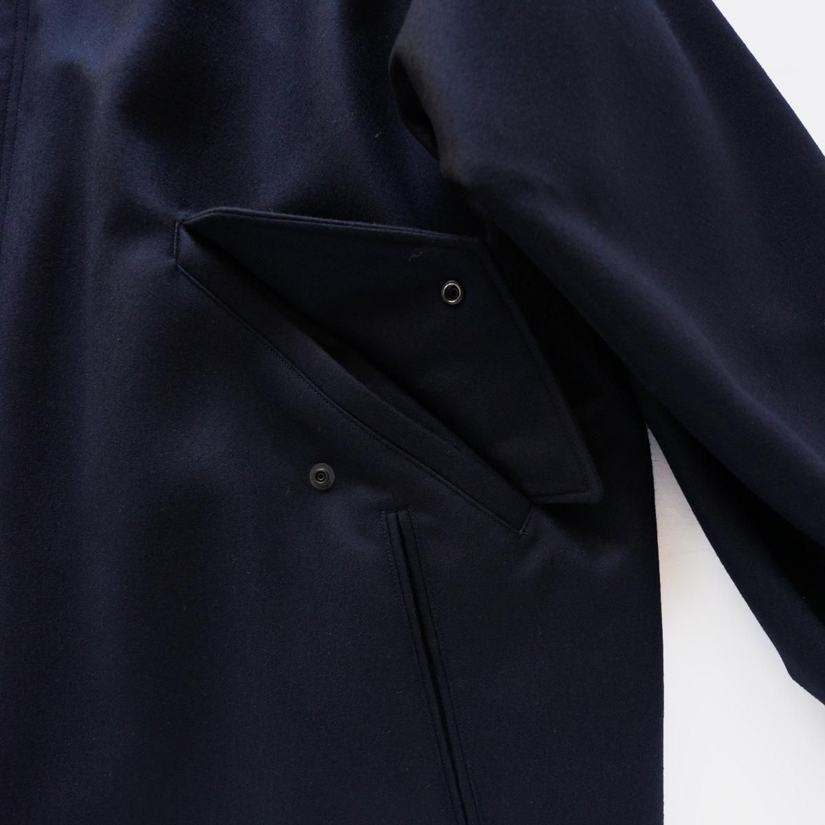 SUPER FINE LIGHT MELTON B/C FIELD COAT