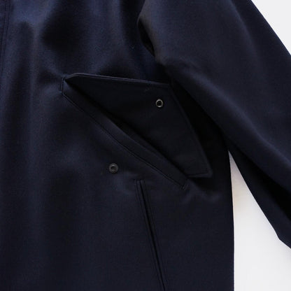 SUPER FINE LIGHT MELTON B/C FIELD COAT