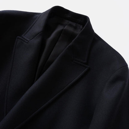 SUPER FINE LIGHT MELTON DB JKT (BLACK)