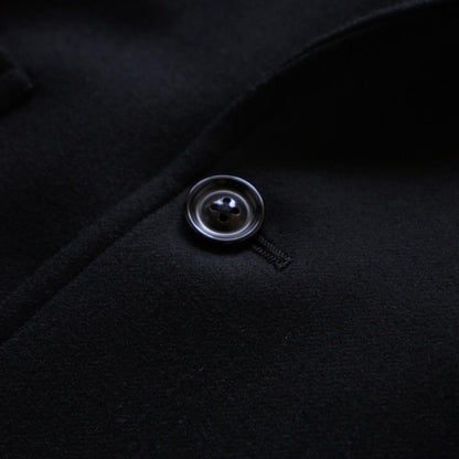 SUPER FINE LIGHT MELTON DB JKT (BLACK)