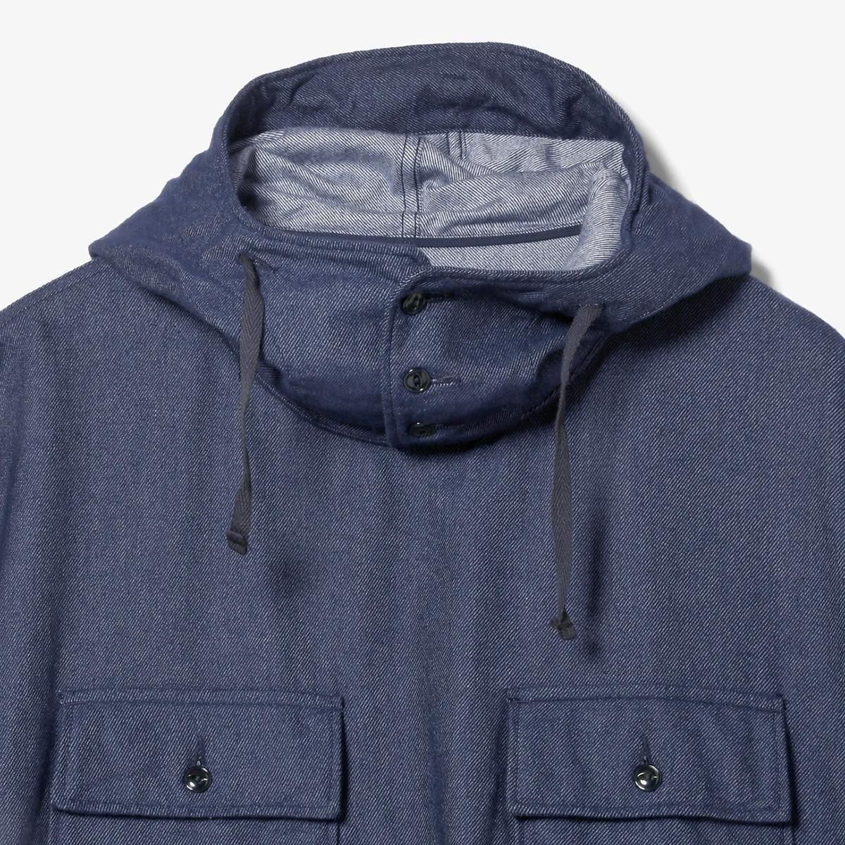 CAGOULE SHIRT - DENIM FLANNEL