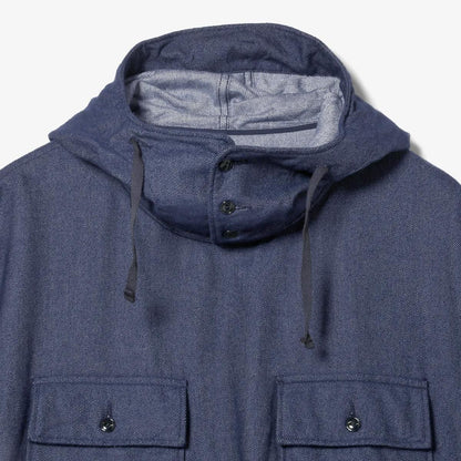CAGOULE SHIRT - DENIM FLANNEL