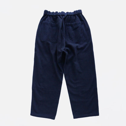 Wool denim wide