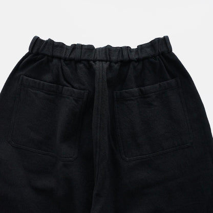 Wool denim wide