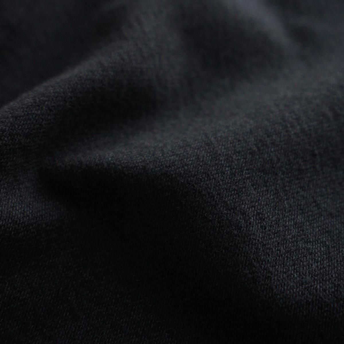 Wool denim wide