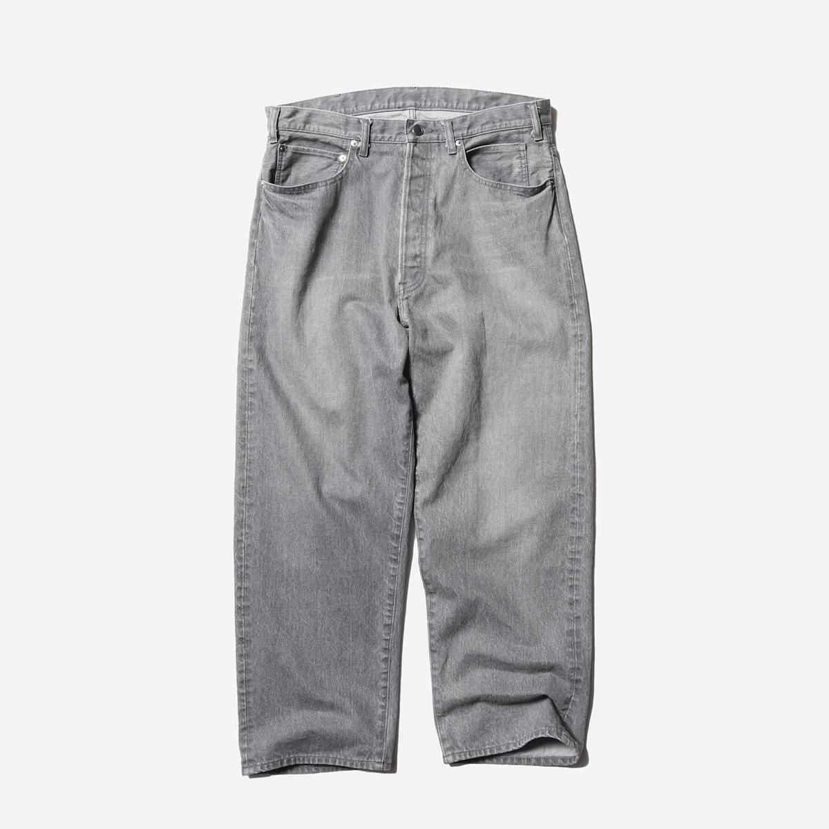 UNLIKELY TIME TRAVEL JEANS WIDE GRAY DENIM