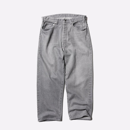 UNLIKELY TIME TRAVEL JEANS WIDE GRAY DENIM