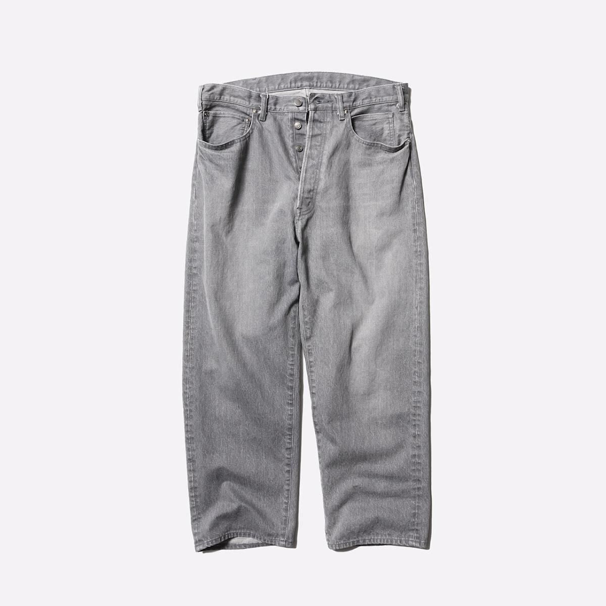 UNLIKELY TIME TRAVEL JEANS WIDE GRAY DENIM