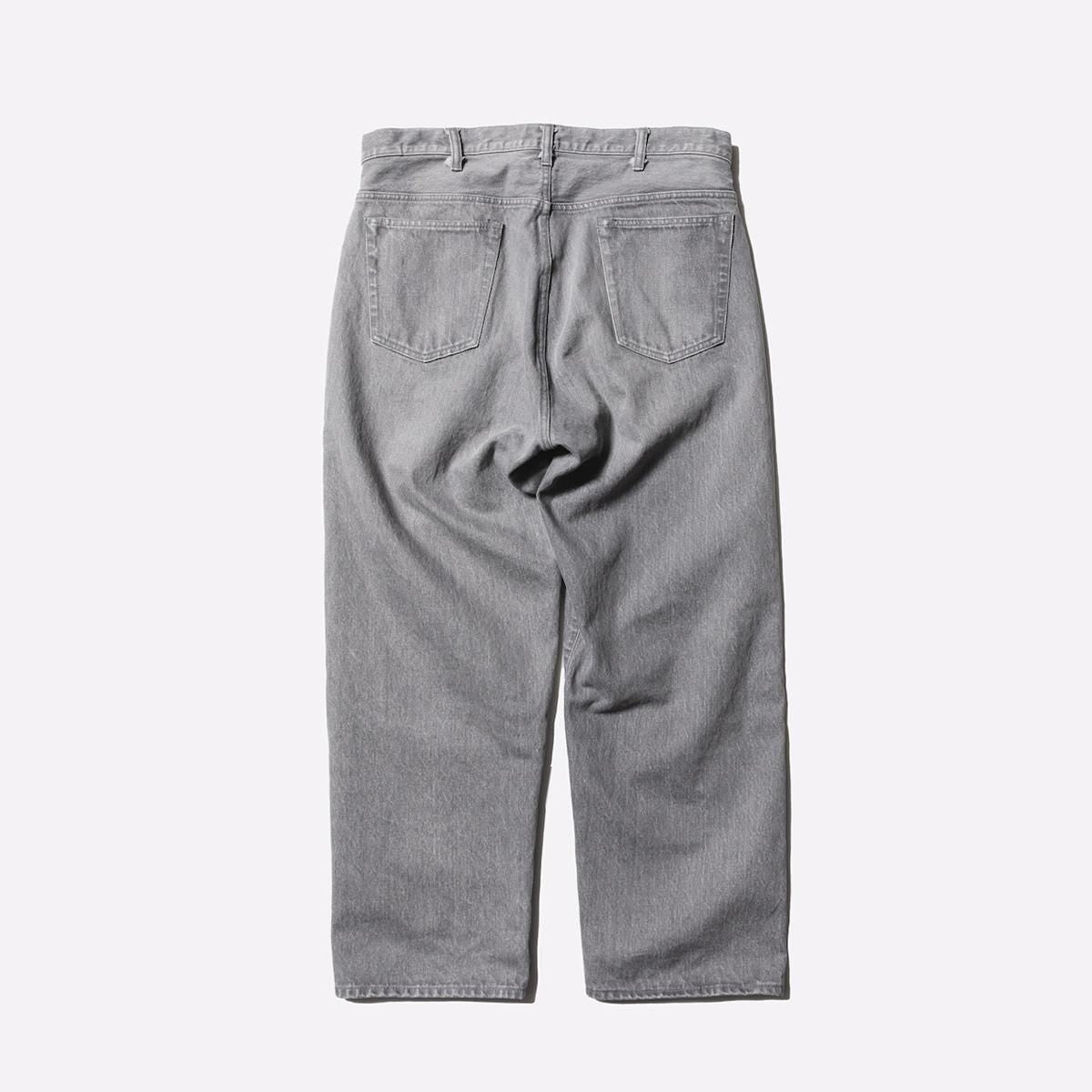UNLIKELY TIME TRAVEL JEANS WIDE GRAY DENIM