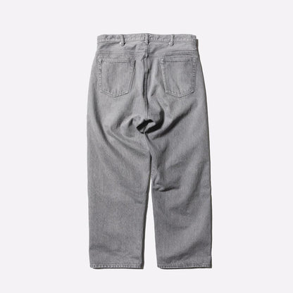 UNLIKELY TIME TRAVEL JEANS WIDE GRAY DENIM