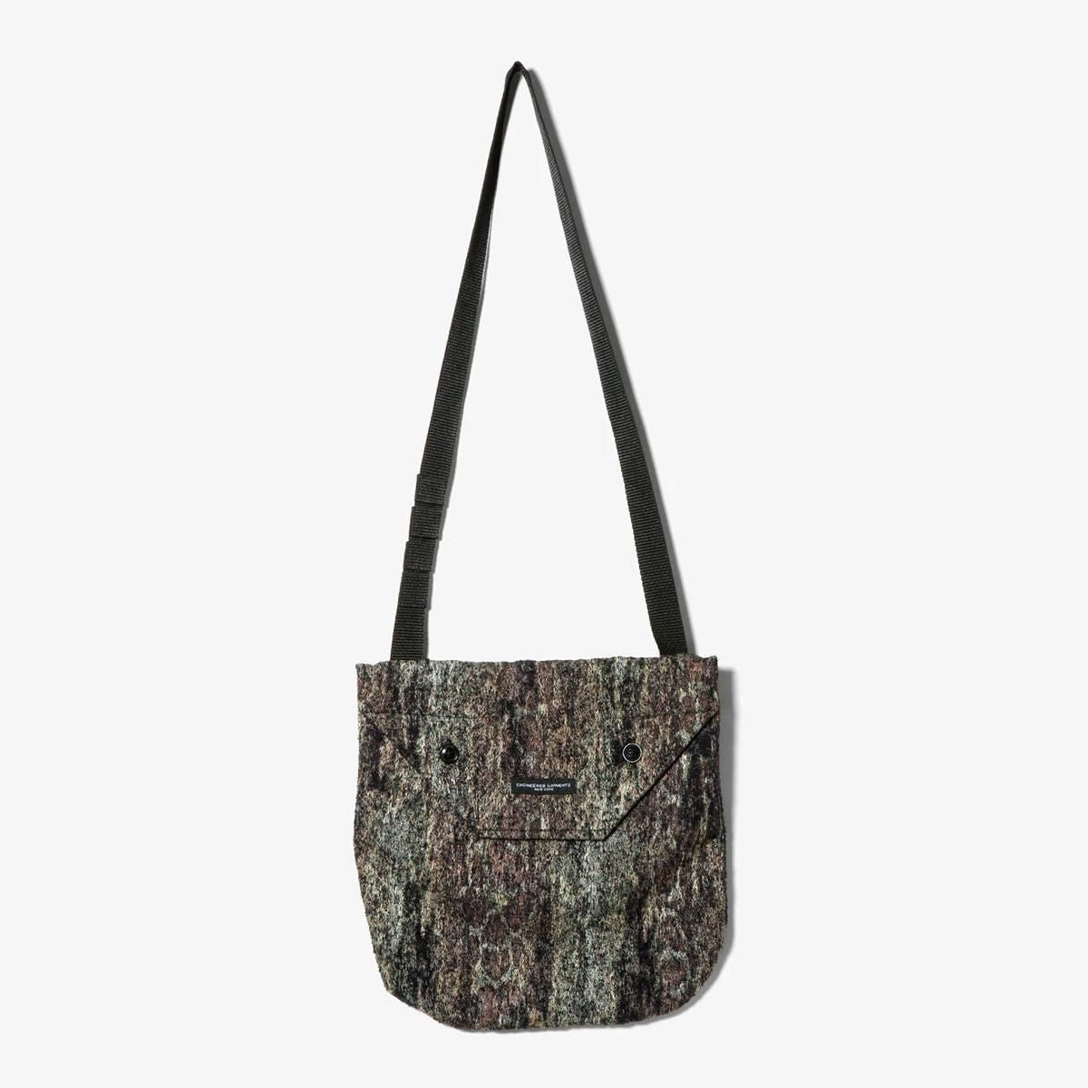 SHOULDER POUCH - WOOD CAMO JACQUARD