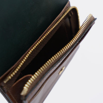 CHANGE PURSE /BLACK×BROWN