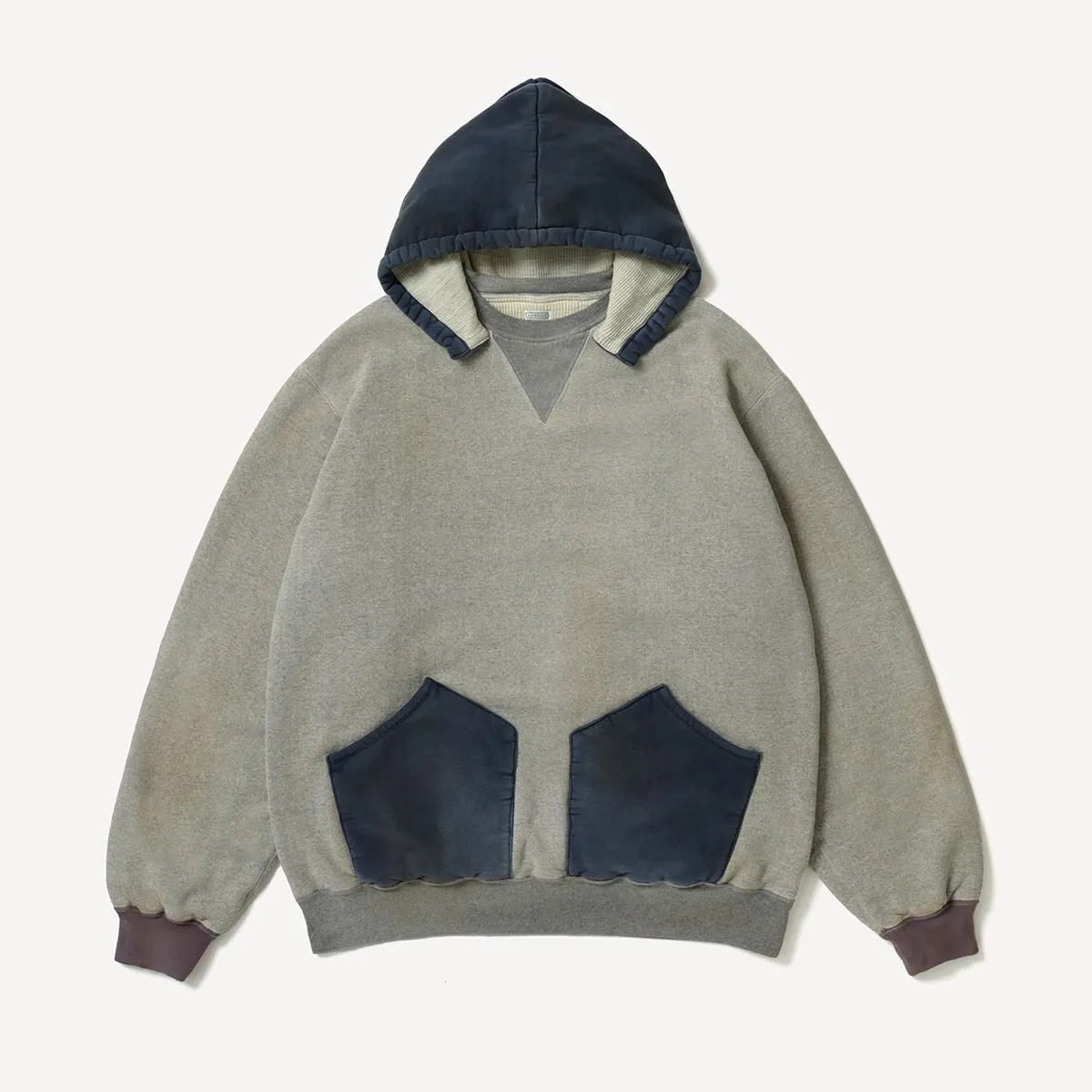 VINTAGE ATTACHED HOOD SWEAT PARKA