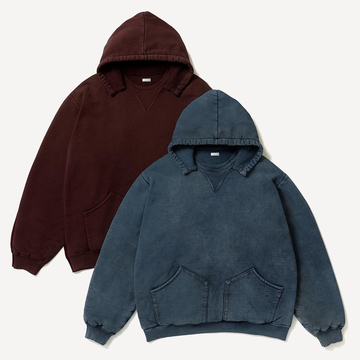 VINTAGE ATTACHED HOOD SWEAT PARKA