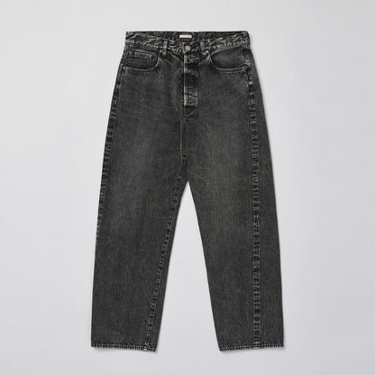 VINTAGE WASHED SELVEDGE BLACK DENIM 5P PANTS