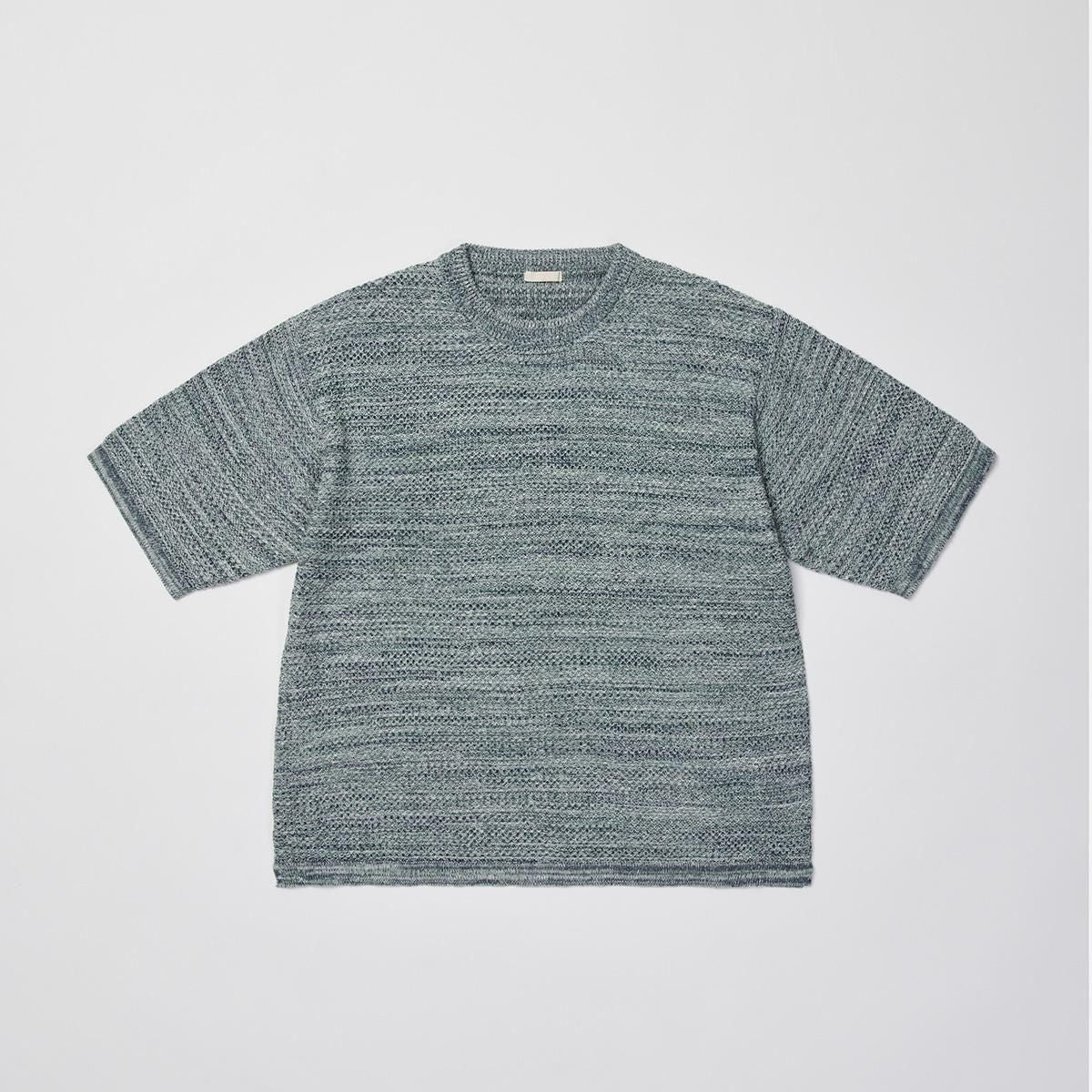 L/C TUCK STITCH KNIT TEE