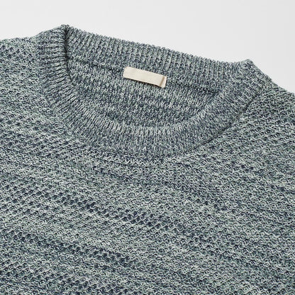 L/C TUCK STITCH KNIT TEE