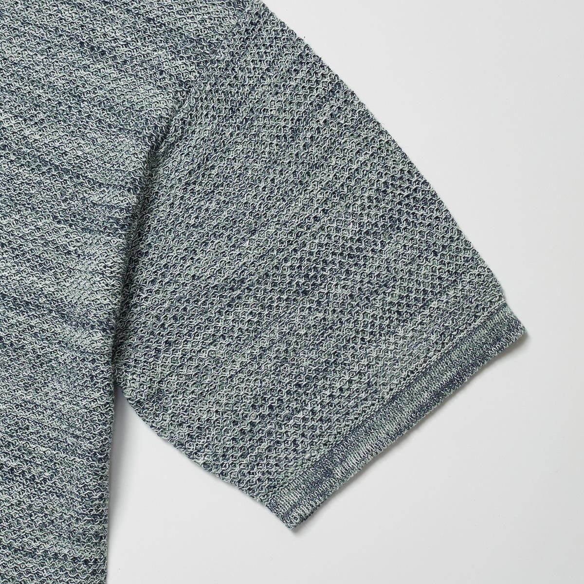 L/C TUCK STITCH KNIT TEE