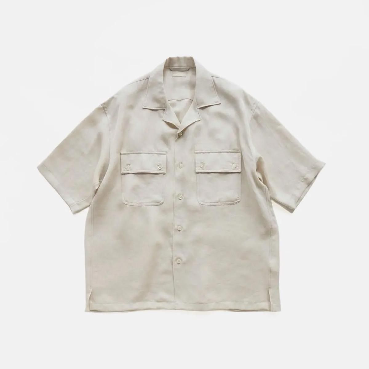 TA/R/L TWILL OPEN COLLAR SHIRT