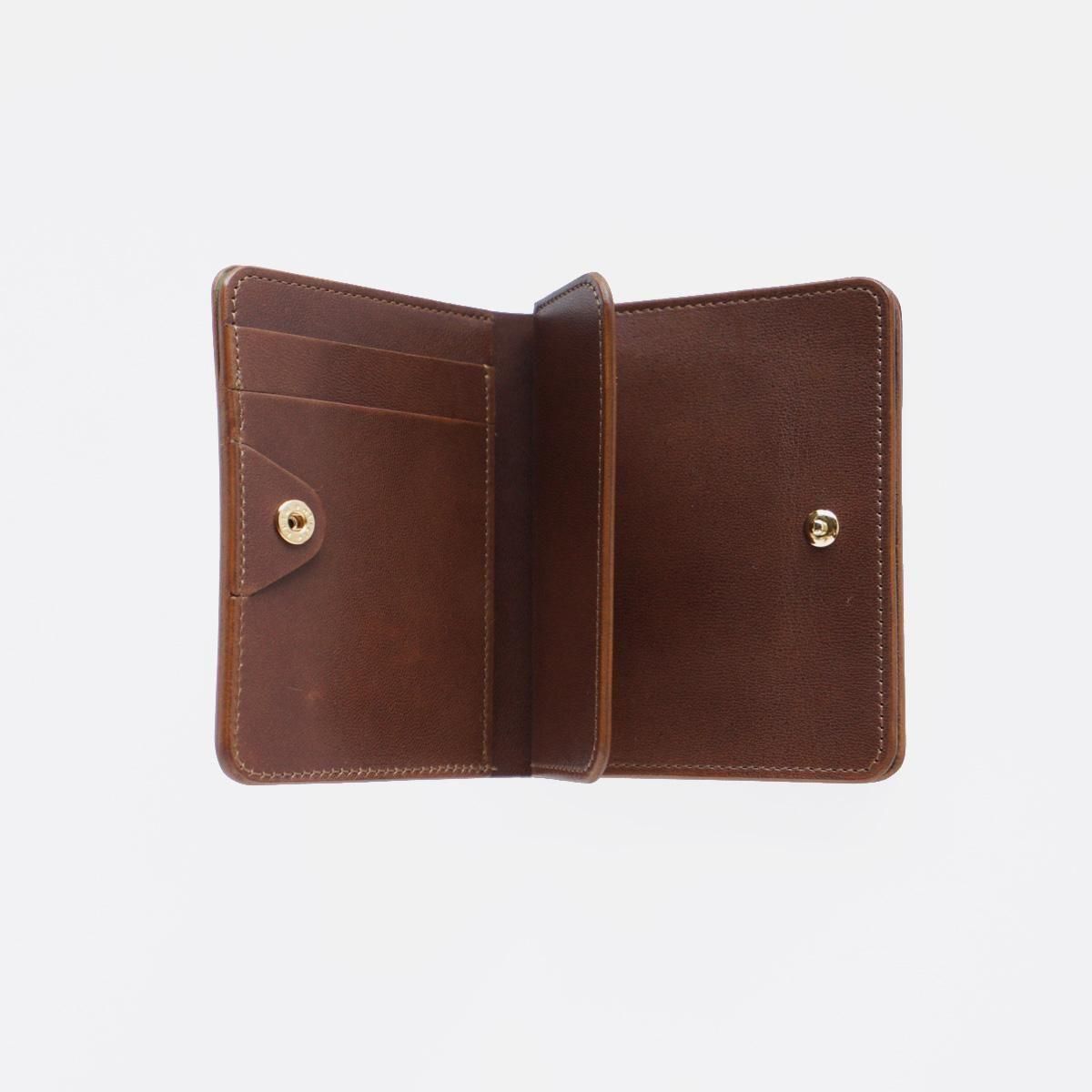 POST WALLET /NAVY×BROWN