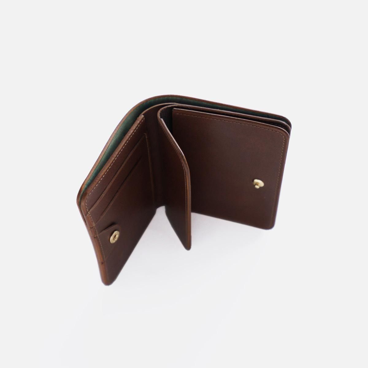 POST WALLET /NAVY×BROWN