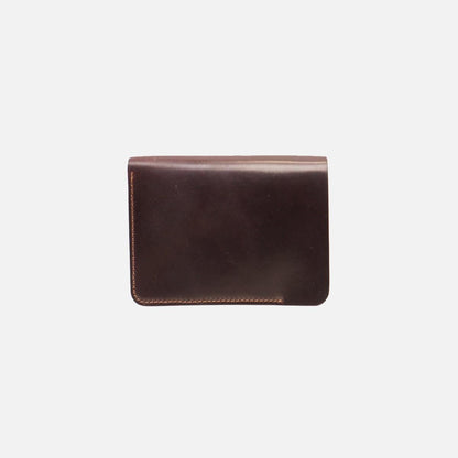 POST WALLET / BURGUNDY x BROWN