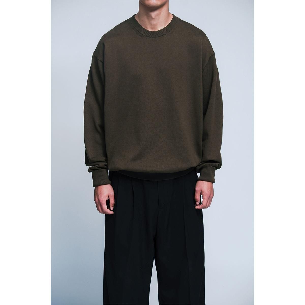 COTTON KNIT L/S T-SHIRT